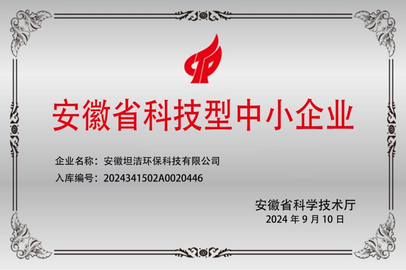 临汾安徽科技型中小企业证书